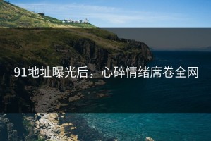 91地址曝光后，心碎情绪席卷全网