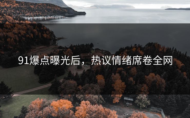 91爆点曝光后，热议情绪席卷全网