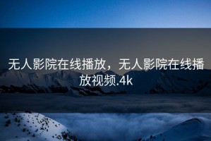 无人影院在线播放，无人影院在线播放视频.4k