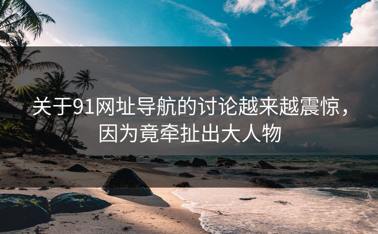 关于91网址导航的讨论越来越震惊，因为竟牵扯出大人物